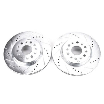 compare product Power Stop 18-19 Buick Enclave Rear Evolution Drilled & Slotted Rotors - Pair
