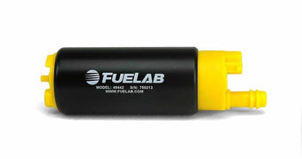 compare product Fuelab 494 High Output In-Tank Electric Fuel Pump - 340 LPH In In-Line From Out