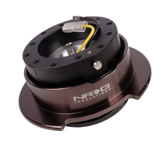 compare product NRG Quick Release Kit Gen 2.5 - Black / Black Chrome Ring