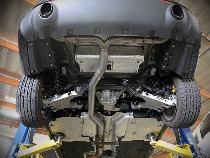 aFe 17 - 21 Alfa Romeo Giulia L4 - 2.0L (t) Mach Force - Xp 2in to 2 - 1/2in 304SS Axle - Back Exhaust - My Store