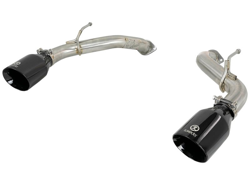 aFe POWER Takeda 2.5in 304 SS Axle - Back Exhaust w/ Black Tips 17 - 19 Infiniti Q60 V6 - 3.0L (tt) - My Store