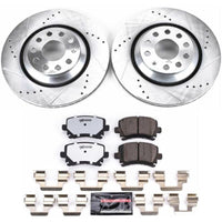 Power Stop 09 - 17 Volkswagen CC Rear Z26 Street Warrior Brake Kit - My Store