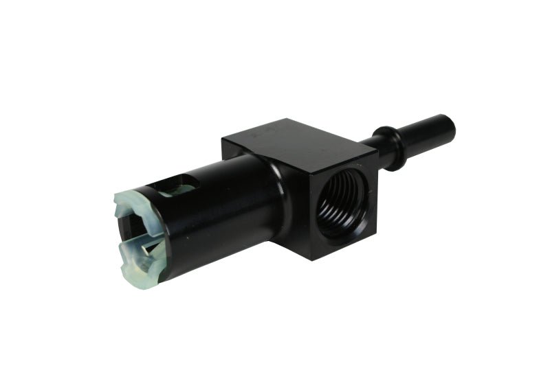Aeromotive 5/16in Quick Connect with AN - 06 port and 1/8in gauge port - My Store