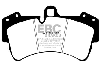 compare product EBC 11-15 Audi Q7 3.0 Supercharged Yellowstuff Front Brake Pads