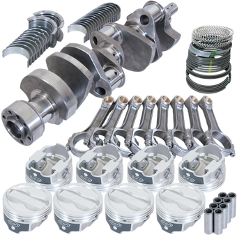 compare product Eagle Chevy LT1350 1Pc 3.750in Crank 6.000in I-Beam Rods -18cc 4.030in Pistons Rotating Assembly
