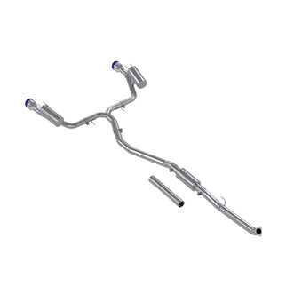 compare product MBRP 22-24 Honda Civic SI 1.5L T304 SS 3in Cat-Back Exhaust 2.5in Dual Split Rear w/ Burnt End Tips