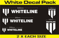 Whiteline Branded Decal Pack - White - My Store