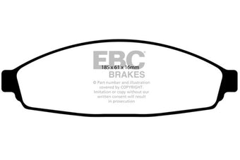compare product EBC 03+ Ford Crown Victoria 4.6 Greenstuff Front Brake Pads