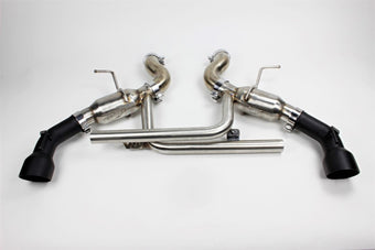 compare product Mishimoto 2016+ Chevrolet Camaro SS Dual-Tip Pro Axle-Back Exhaust w/ Black Tips