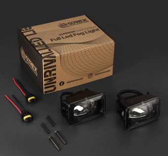 compare product AlphaRex 15-20 Ford F150/17-22 Super Duty DoubleTap Dual Color LED Projector Fog Lights