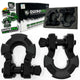 Rhino USA 8T Super Shackle 2 - Pack (Matte Black) - My Store