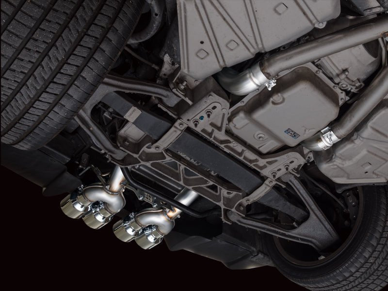 AWE Tuning 05 - 07 C6 Chevrolet Corvette 6.0L Track Edition Axle - Back Exhaust w/ Chrome Silver Tips - My Store