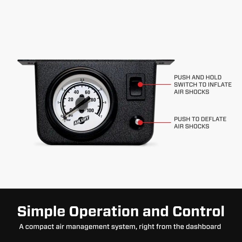 Air Lift Load Controller Ii - Single Gauge w/ Lps 5 PSI Min. - My Store