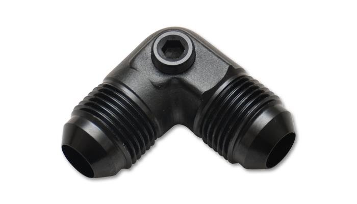 Vibrant - 8AN to - 8AN Male 90 Degree Union Adapter Fitting with 1/8in NPT Port - My Store
