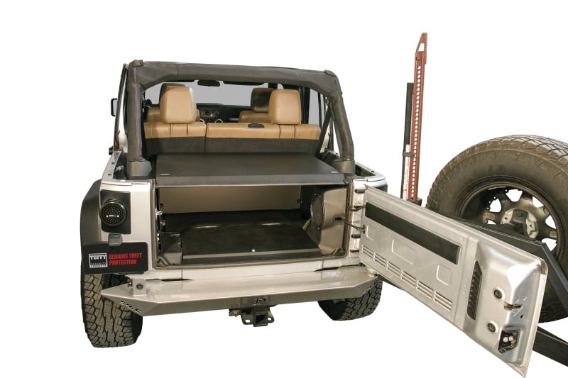 Tuffy Jk 2011+ Deluxe Security Deck Enclosure - Black - My Store