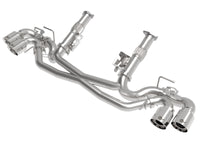 AFe MACH Force - Xp 304 Stainless Steel Cat - Back Exhaust Polished 2020 Chevrolet Corvette C8 - My Store