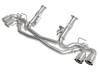 compare product AFe MACH Force-Xp 304 Stainless Steel Cat-Back Exhaust Polished 2020 Chevrolet Corvette C8
