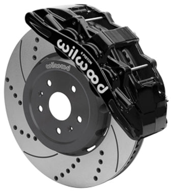 compare product Wilwood SX6R Big Brake Dynamic Front Brake Kit 15in Drilled & Slotted Black 2020+ Chevy C8 Corvette
