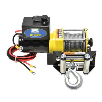 compare product Superwinch 3000 LBS 12V DC 3/16in x 40ft Steel Rope UT3000 Winch