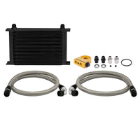 Mishimoto Universal Thermostatic 25 Row Oil Cooler Kit (Black Cooler) - My Store