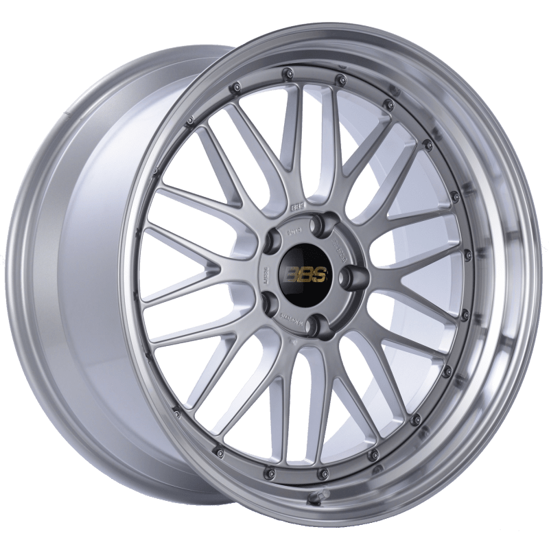 BBS LM 20x10 5x120 ET20 Diamond Silver Center Diamond Cut Lip Wheel - 82mm PFS/Clip Required - My Store