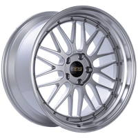 BBS LM 20x10 5x120 ET20 Diamond Silver Center Diamond Cut Lip Wheel - 82mm PFS/Clip Required - My Store