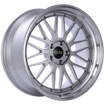 compare product BBS LM 20x10 5x120 ET20 Diamond Silver Center Diamond Cut Lip Wheel -82mm PFS/Clip Required