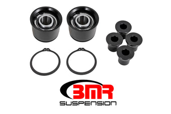 compare product BMR 15-17 S550 Mustang Premium Rear Lower Control Arm Bearing Kit - Black