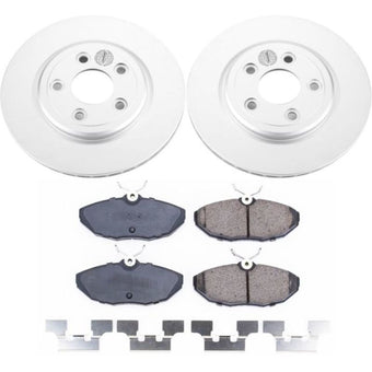 compare product Power Stop 2005 Jaguar Vanden Plas Rear Z17 Evolution Geomet Coated Brake Kit