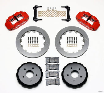 compare product Wilwood Narrow Superlite 4R Rear Kit 12.88in Red 97-04 Corvette C5/Z06
