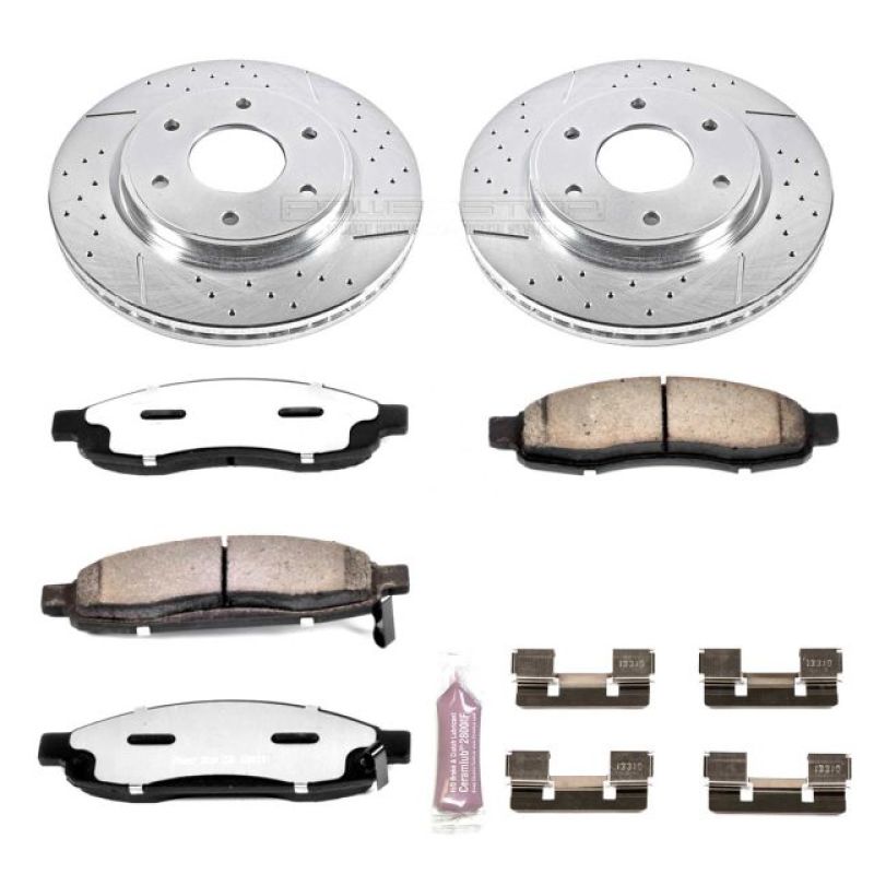 Power Stop 05 - 07 Infiniti QX56 Front Z36 Truck & Tow Brake Kit - My Store