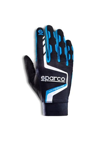 compare product Sparco Gloves Hypergrip+ 10 Black/Blue