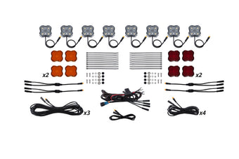 compare product Diode Dynamics Single-Color Rock Light Installer Kit (8-pack)