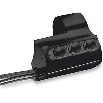compare product Performance Machine Switch Assembly 3 Button Left Side - Black Ano