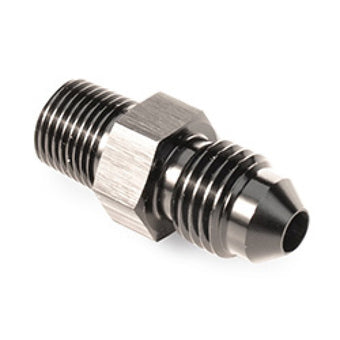 compare product Snow Performance 1/8in NPT To 4AN Straight Water Fitting (Black)