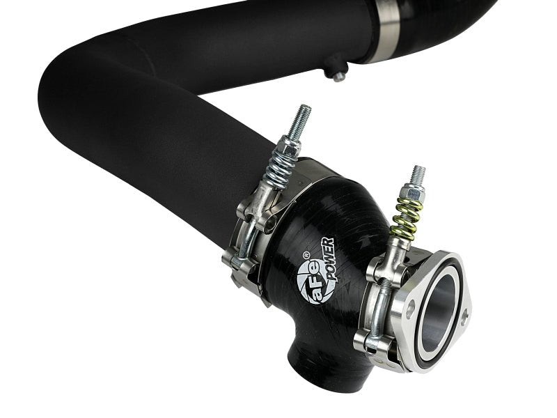 aFe BladeRunner 2.5in Aluminum Hot Side Charge Pipe 15 - 20 Subaru WRX 2.0T - Black - My Store