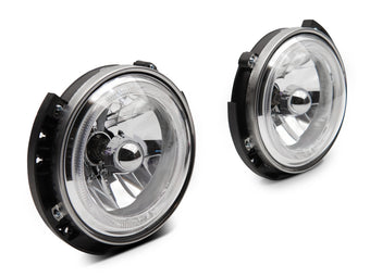 compare product Raxiom 07-18 Jeep Wrangler JK LED Halo Headlights- Chrome Housing (Clear Lens)