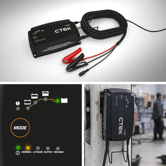 compare product CTEK PRO25SE Battery Charger - 50-60 Hz - 12V - 19.6ft Extended Charging Cable