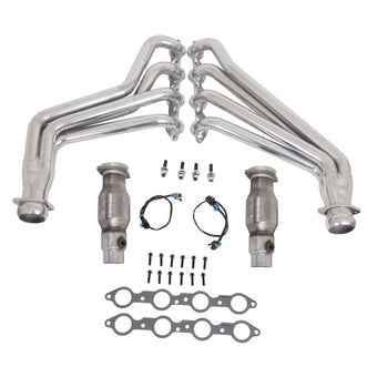 compare product BBK 10-15 Camaro LS3 L99 Long Tube Exhaust Headers With Converters - 1-3/4 Silver Ceramic