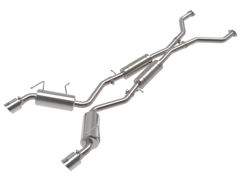 aFe Takeda Cat - Back Exhaust System Nissan 370Z 09 - 20 V6 - 3.7L - Polished Tip - My Store