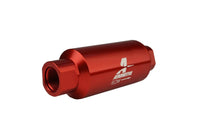Aeromotive In - Line Filter - AN - 10 size - 40 Micron SS Element - Red Anodize Finish - My Store