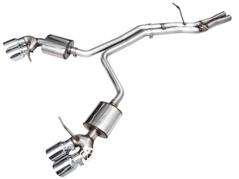 compare product AWE Tuning 2022+ Porsche Macan 2.9TT Touring Edition Cat-Back Exhaust w/ Chrome Silver Tips