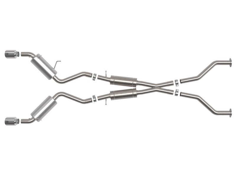aFe Takeda Cat - Back Exhaust System Nissan 370Z 09 - 20 V6 - 3.7L - Polished Tip - My Store