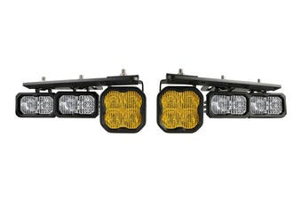 compare product Diode Dynamics 2021 Ford Bronco Stage Series Fog Pocket Kit - Yellow Pro