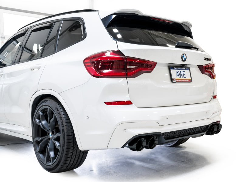 AWE Tuning 20 - 25 BMW X3 M/M Comp (F97) AWD SwitchPath Axle - Back Exhaust - Diamond Black Tips - My Store