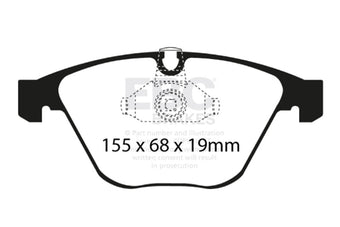 compare product EBC 08-10 BMW M3 4.0 (E90) Bluestuff Front Brake Pads