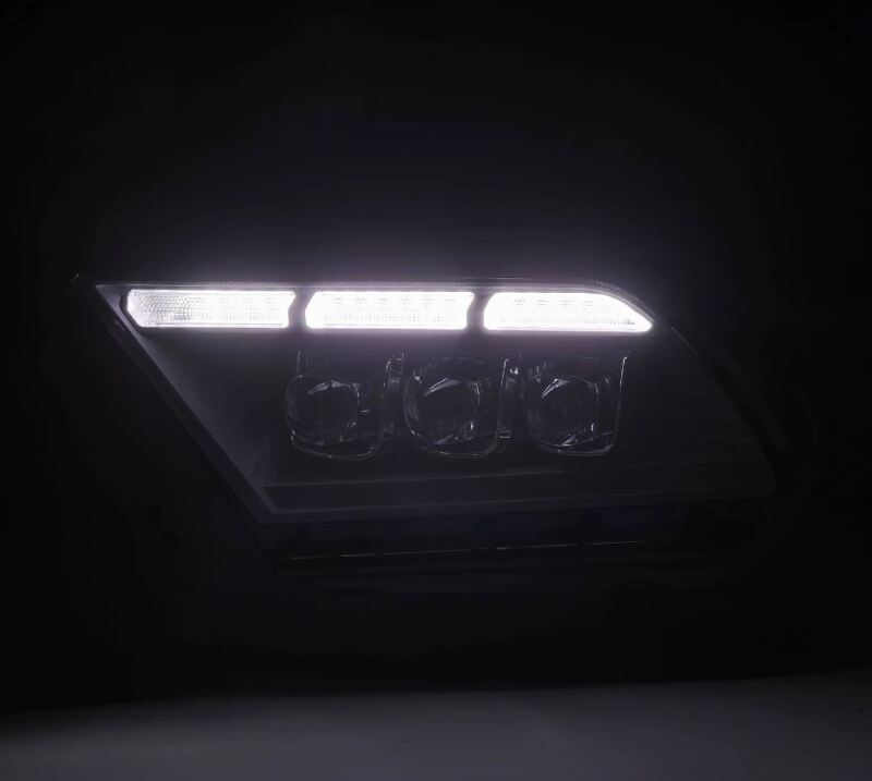 AlphaRex 10 - 12 Ford Mustang NOVA - Series LED Projector Headlights Blk w/Activ Light & Seq.Sig /SB DRL - My Store