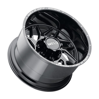 compare product Weld Off-Road W117 20X12 Fulcrum 8X170 ET-44 BS4.75 Gloss Black MIL 125.1