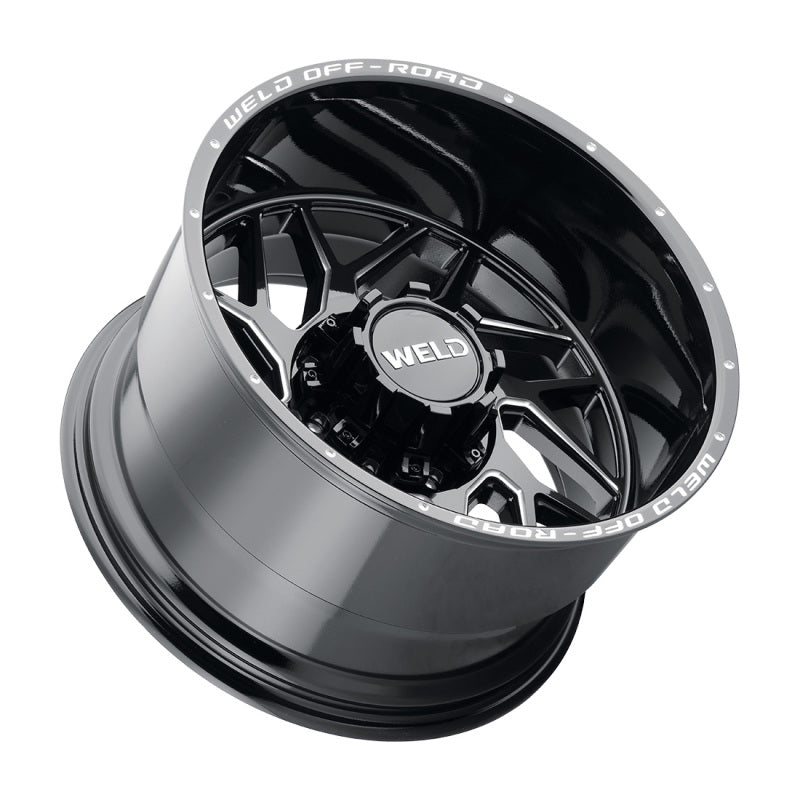 Weld Off - Road W117 20X9 Fulcrum 8X180 ET00 BS5.00 Gloss Black MIL 124.3 - My Store