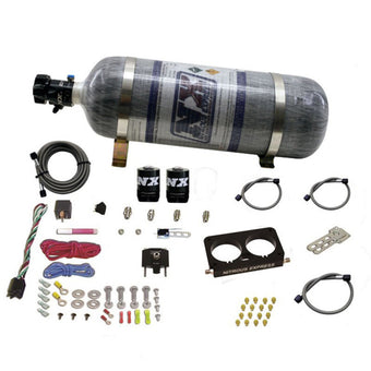 compare product Nitrous Express 96-04 Ford Mustang Cobra 4 Valve (Stock TB) Nitrous Kit (50-300HP) w/Comp Bottle